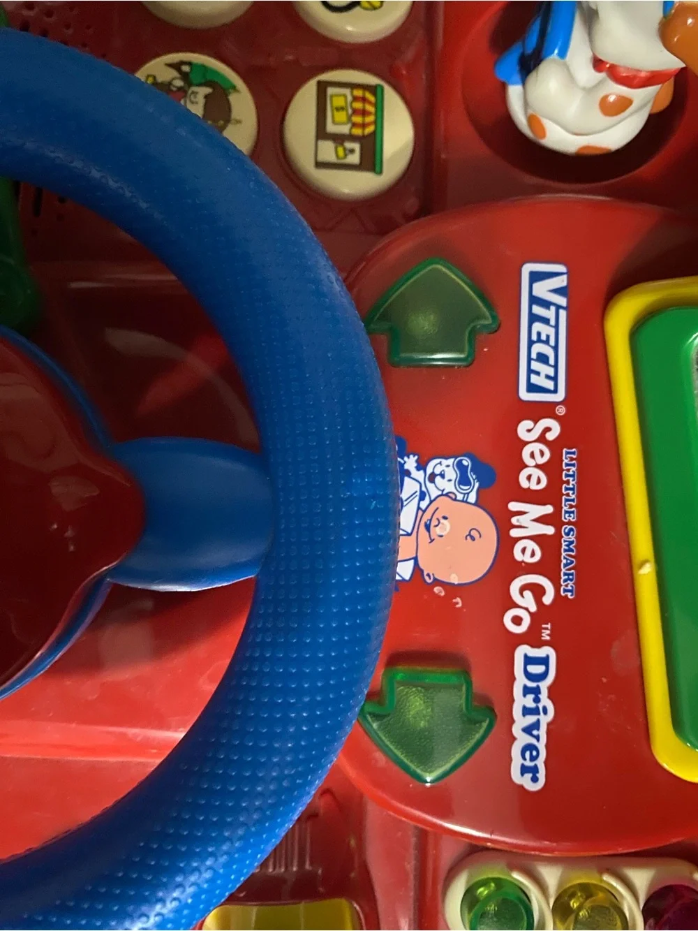 VTech See Me Go Driver Interactive Steering Toy - Red, Blue, Yellow, Green
